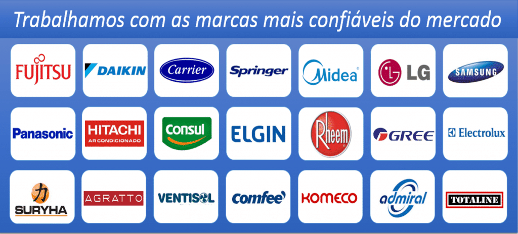 marcas refrigeração e climatinação